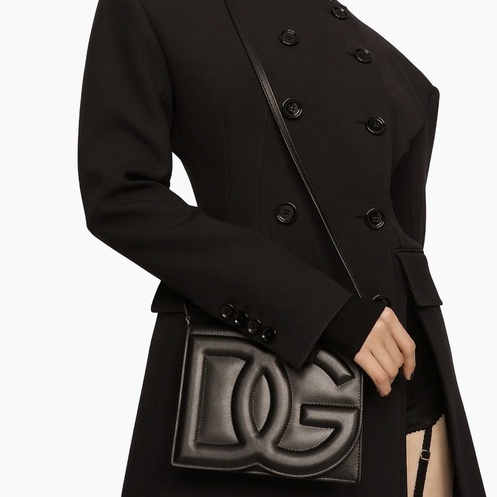Dolce & Gabbana Logo Leather Crossbody Bag